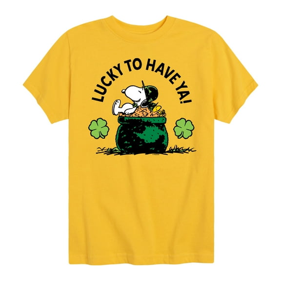 Lucky To Have Ya - Toddler And Youth Short Sleeve Graphic T-Shirt