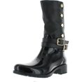thumbnail image 1 of Lucky Top Rainy-30K Children Girl's Double Buckle Two Tone Knee High Rain Boots, 1 of 4