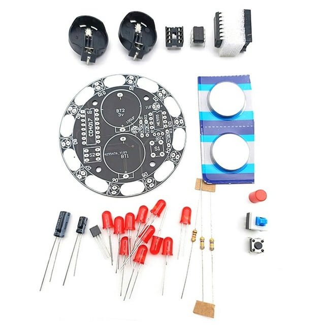 Lucky Turntable LED Light DIY Electronic Kit Welding Project Training