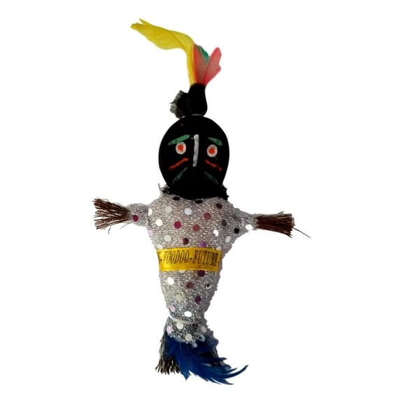 Lucky Voodoo Doll Magnet Silver Party Favor New Orleans