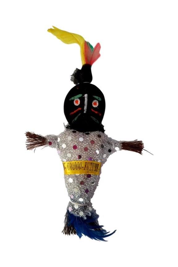 Lucky Voodoo Doll Magnet Silver Party Favor New Orleans
