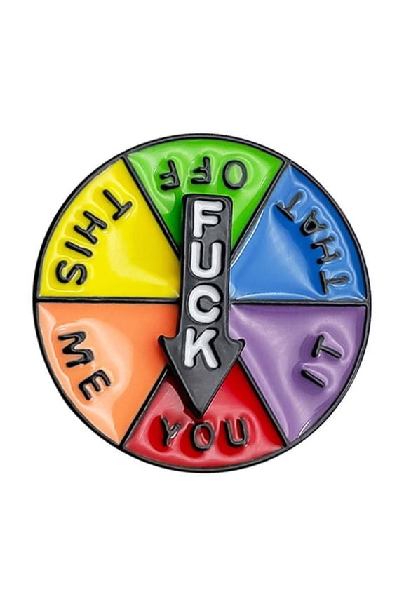 Lucky Wheel Pin Rotatable Arrows Cool Pin Funny Pin Pin 2025 Lapel Pin