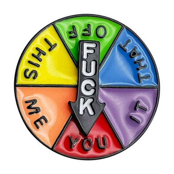 Lucky Wheel Pin Rotatable Arrows Cool Pin Funny Pin Pin 2025 Lapel Pin