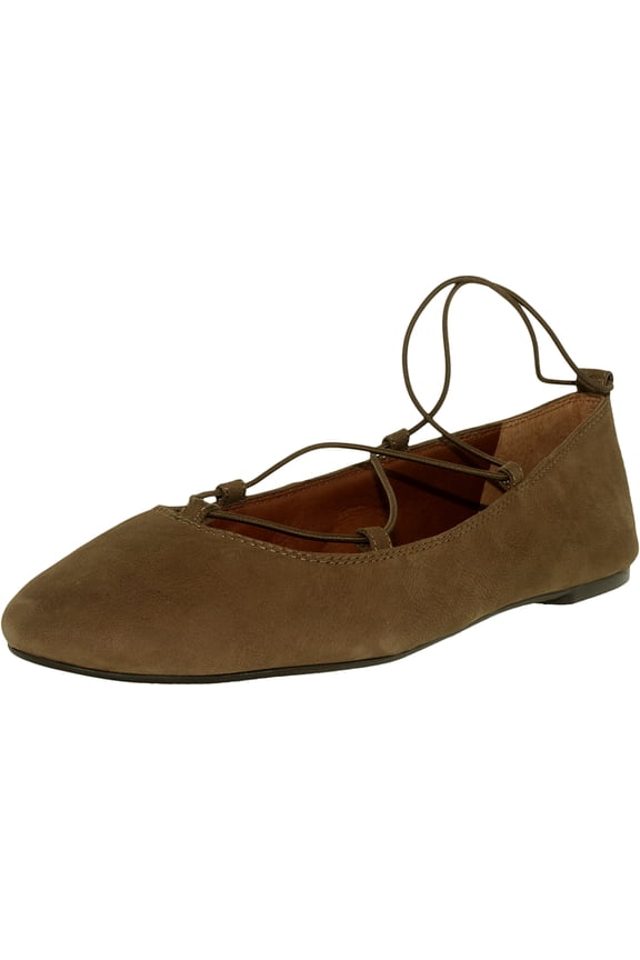 Women's Aviee Leather Brindle Ankle-High Leather Flat Shoe - 7.5M