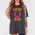 thumbnail image 1 of Lucky You Shirt: Vintage Western Graphic Tee All Size S-5Xl, 1 of 4