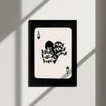 thumbnail image 1 of Lucky You Wall Art Black And White Trendy Retro Wall Art Living Room Poster Y2K Decor, New Apartment College Gifts Funky Home Decor Wall Art, Modern Wall Decor, 8x12 UNFRAMED, 1 of 2