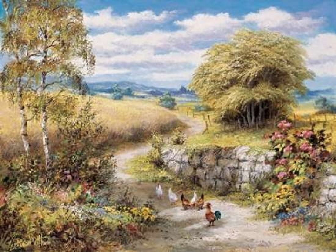 Lucky chickens Canvas Art - Reint Withaar (18 x 24)