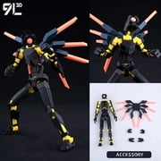 Lucky13 Dummy13 Ultrakill V1 Series Anime Characters-3D Printed Multi-Jointed Deformable Body Posing Model Multi-color Toys Gift
