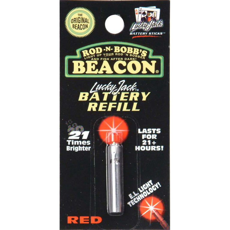 Rod-N-Bobb's LuckyJack Battery Refill, Red