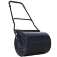 thumbnail image 1 of 【LuckyNote】16 Gallon Heavy-Duty Tow Behind Lawn Roller, Steel Water/Sand Filled Sod Drum for Garden & Yard, Black, 1 of 10