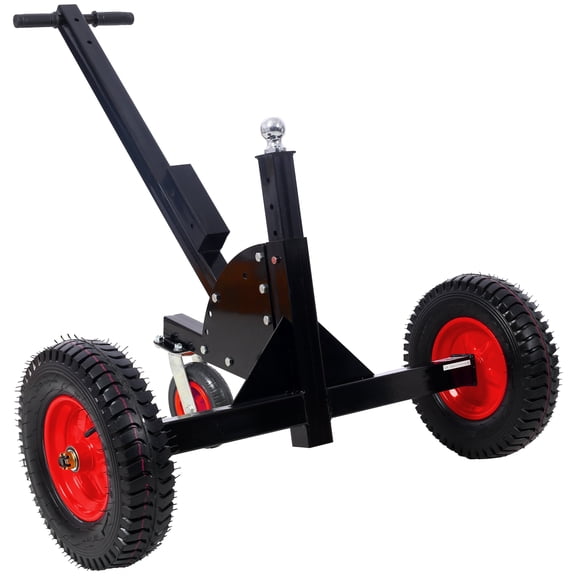 LuckyNote2-in-1 Heavy Duty 1500lbs Trailer Dolly - 2"Hitch Ball 24"-35.4" Adjustable Height for RV Boat Utility Trailers