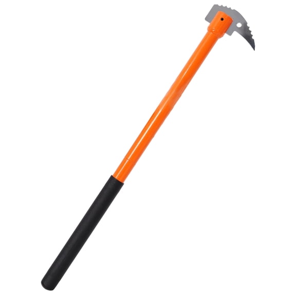 LuckyNote 30 Inch Heavy Duty Hookaroon Pickaroon Log Roller, Forged Steel Forestry Tool with AntiSlip Handle for Logging Timber, Orange