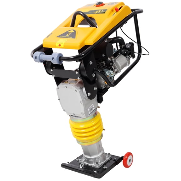 LuckyNote 7HP Gas Engine Powered Tamper Rammer, Jumping Jack Compactor, Walk-Behind 196CC Engine – Standard
