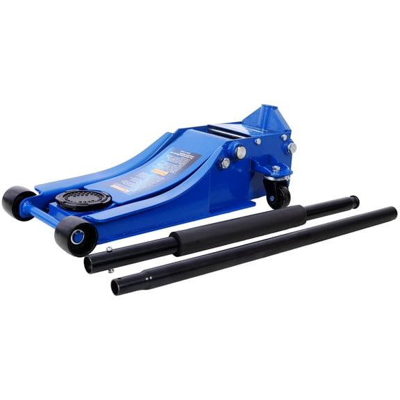 LuckyNote 8000 lbs Low Profile Hydraulic Trolley Jack, 4 Ton Heavy Duty Floor Jack, Lifting Range 2.5‑20 Inch, Blue