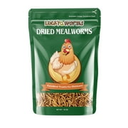 LuckyQworms 5 lbs Dried Mealworms for Pets Birds Chicken Fish Poultry Reptiles Rodents Small Mammals High Protein Omega-3 Fatty Acids Natural Feed Eco-Friendly Non-GMO No Harmful Chemicals