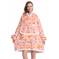 thumbnail image 1 of Luckyapr Oversized Wearable Blanket Hoodie for Adult,Fleece Sweatshirt Blanket Hoodie with Pocket & Hood,Gift for Women, Men, Mom, Dad, 1 of 9