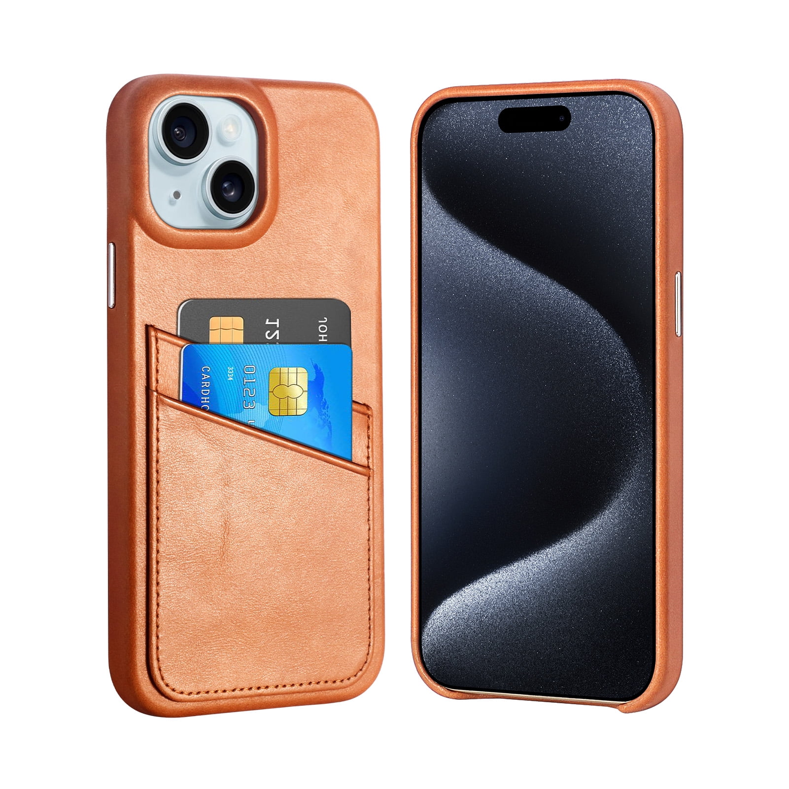 Aazon.co: Cretanbull Genuine Leather Case - Copatible With IPhone 15 - View #4