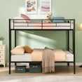 thumbnail image 1 of [Luckynote]Full Over Full Metal Bunk Bed , No Box Spring Needed, Easy Assemble, 1 of 10
