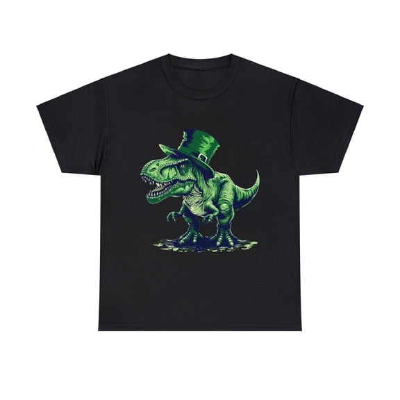 Luckysaurus Shirt,St Patricks Day Shirt, Lucky Irish Shirt ID-0216-4NT8