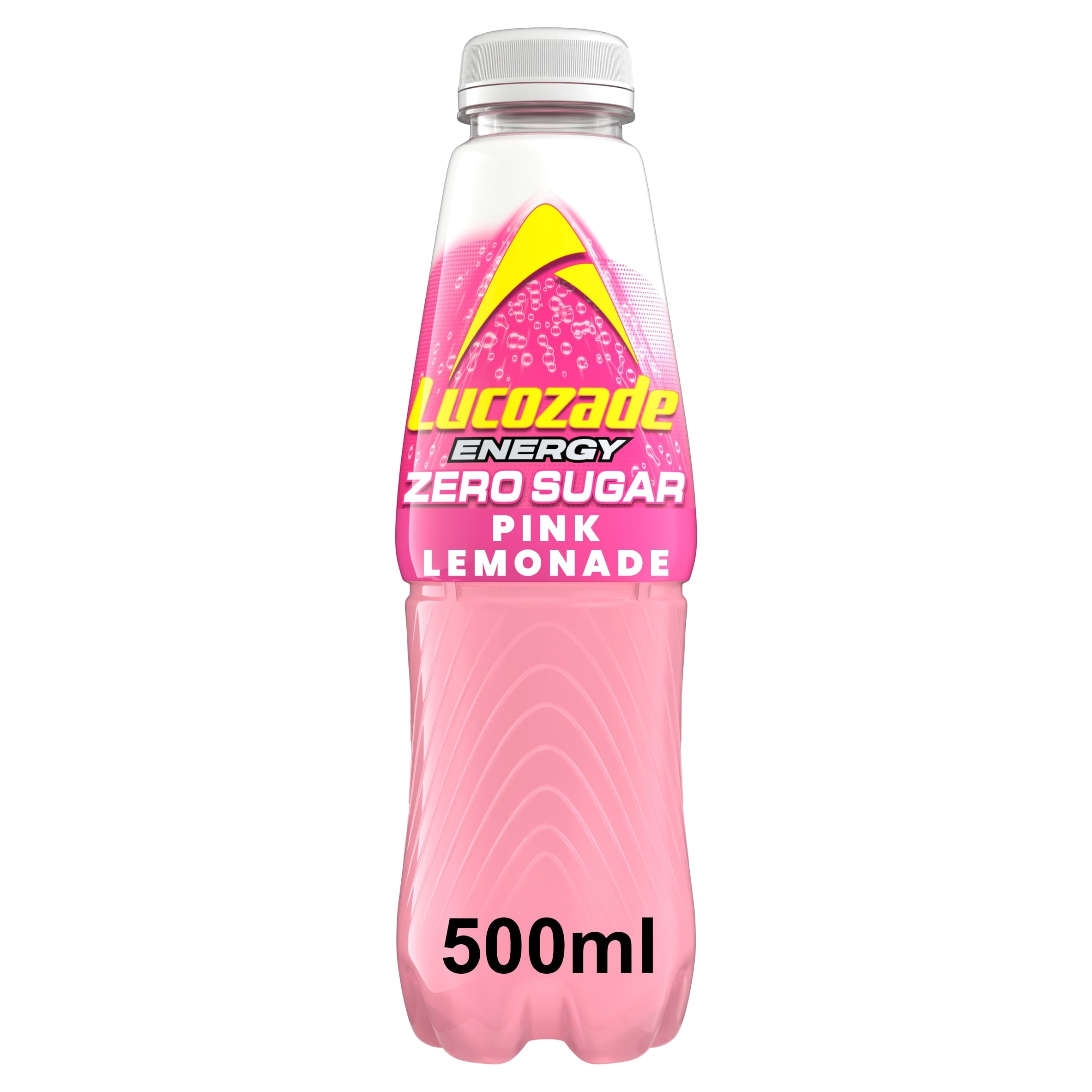 Lucozade Energy Zero Pink Lemonade 500Ml, Imported from Britain