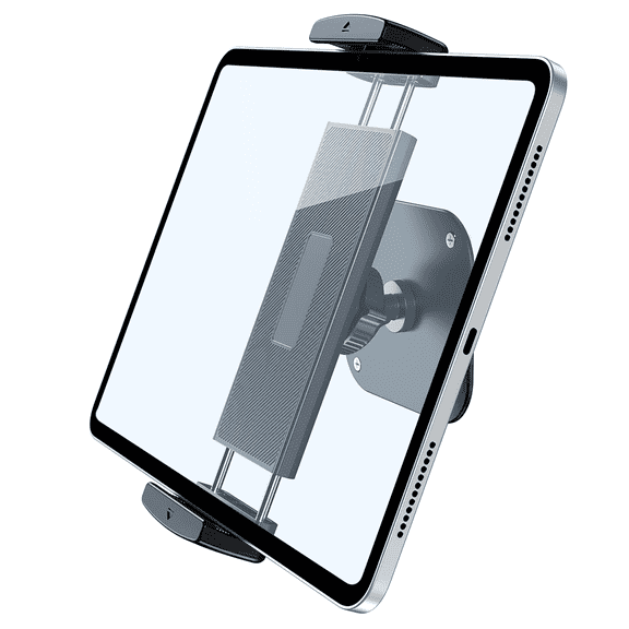 Lucrave Tablet Wall Mount, Aluminum iPad Wall Mount Holder, 360 Rotation Adjustable Wall Holder for iPad Pro, Mini, Galaxy Tab, Surface Pro, Kindle, All 4.7-13" Tablets and Phones