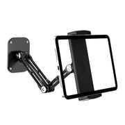 CreaDream Tablet Wall Mount Holder, Aluminium Extendable iPad Wall Holder, with 360 Rotating Base Adjustable and Foldable for iPad Pro Air Mini, Galaxy Tab, All 4.7-13 Phones and Tablets