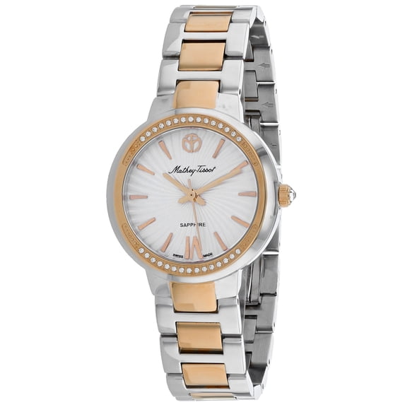 Lucrezia Crystal White Dial Ladies Watch D3082RA