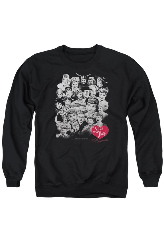 Lucy 60 Years Of Fun Mens Crewneck Sweatshirt