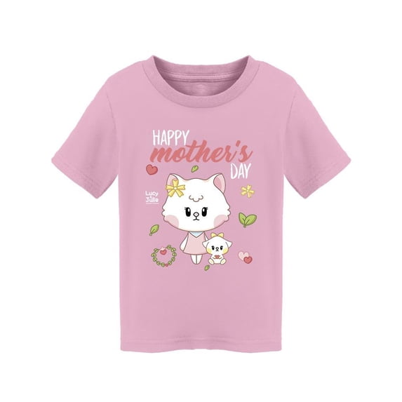 Lucy And Julie Happy Mother's Day! T-Shirt Toddler -Electural Designs, 5 Toddler