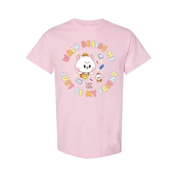 Lucy And Julie Walk Beside Me T-Shirt Women -Electural Designs, Female 3X-Large