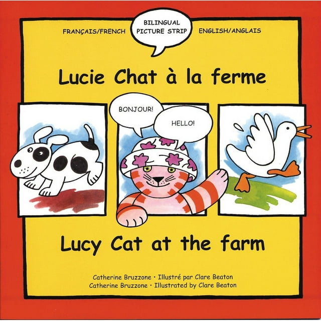 Lucy Cat: Lucy Cat on the Farm/Lucy Chat a la Ferme (Paperback)