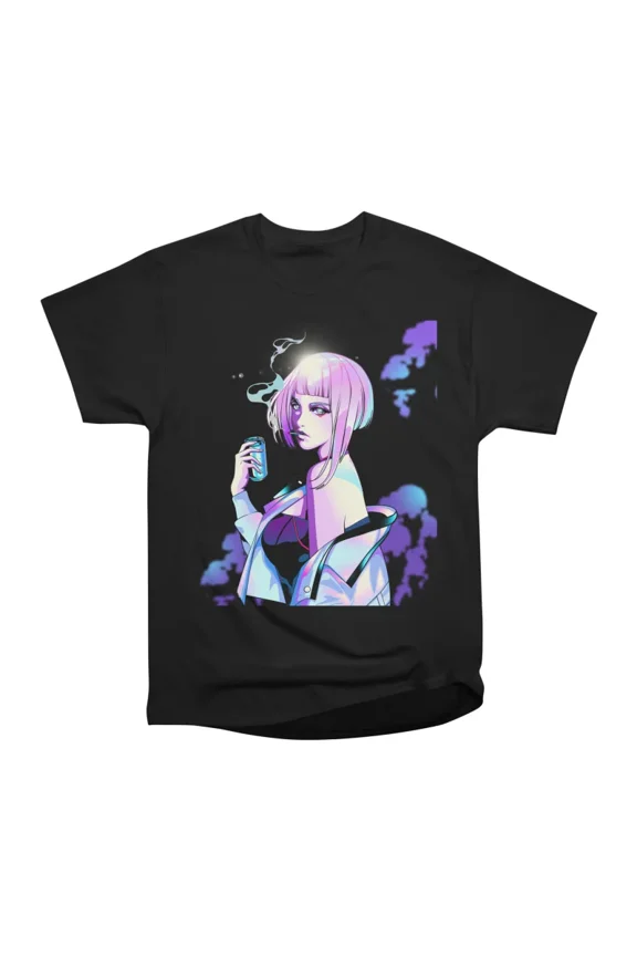 Lucy Cyberpunk T-Shirt Tee Gift For Him Merch For Her Apparel For Friend