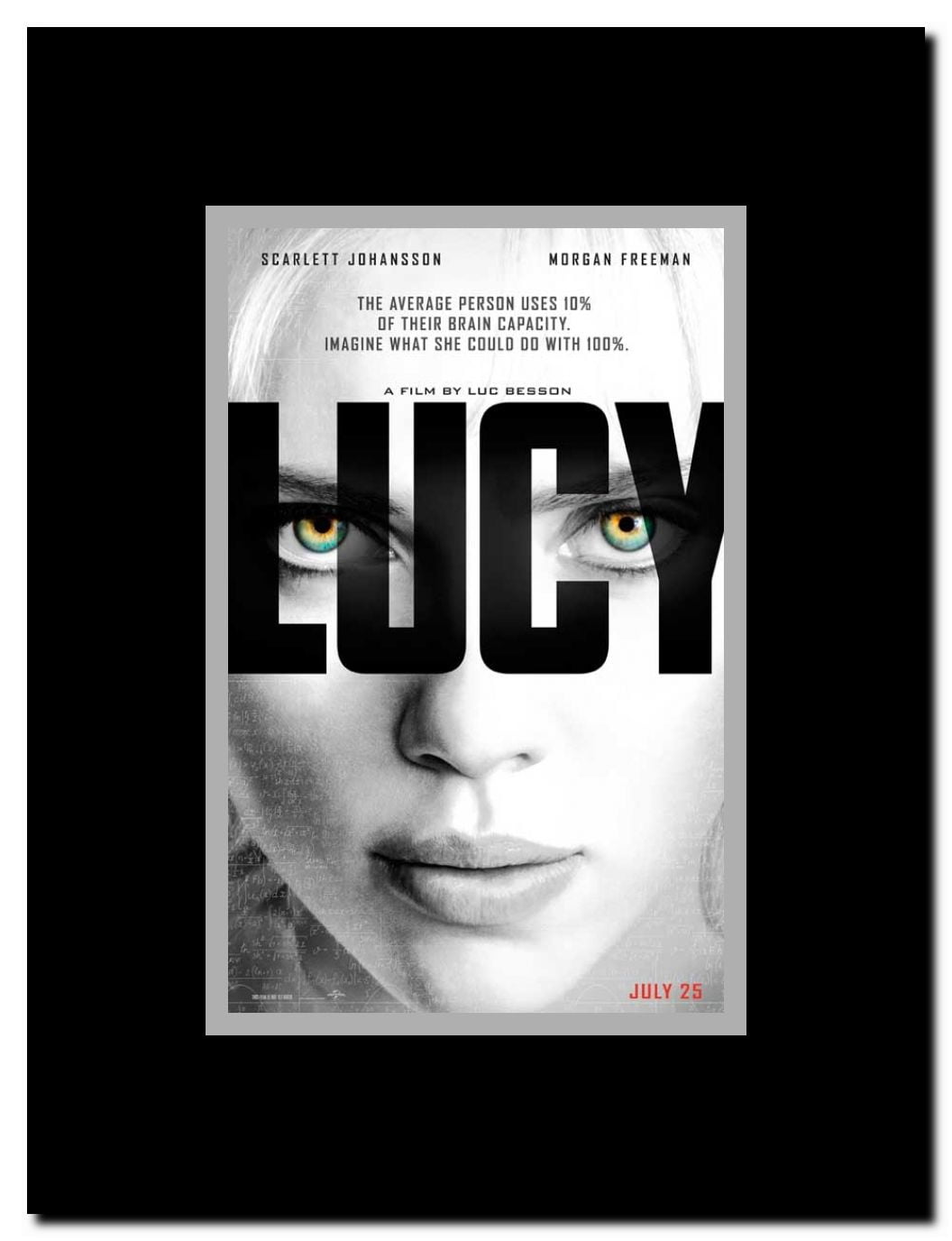 Lucy Framed Movie Poster