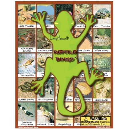 Lucy Hammett Reptile Bingo