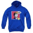 thumbnail image 1 of Lucy-I Love Worhol Omg Youth Pull-Over Hoodie- Royal Blue - Medium, 1 of 1