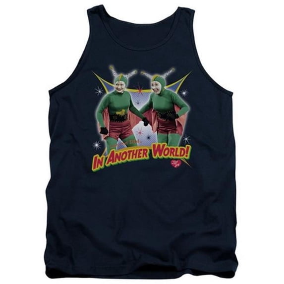 Lucy-In Another World Adult Tank Top- Navy - XL