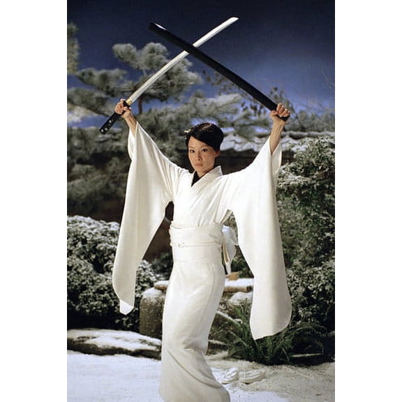 Lucy Liu Holding Sword Aloft Kill Bill 2 24x36 Poster