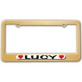 thumbnail image 1 of Lucy Love with Hearts License Plate Frame, 1 of 1