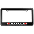 thumbnail image 1 of Lucy Love with Hearts License Plate Frame, 1 of 1