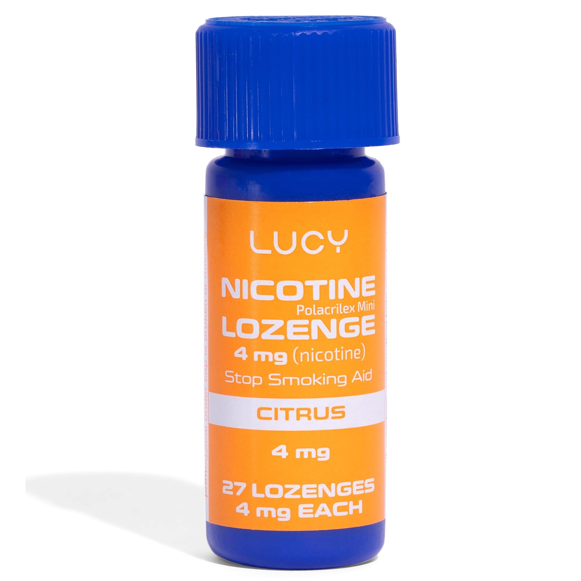 Lucy Nicotine Lozenges Quit Smoking Nicotine Alternative Citrus 4mg 8
