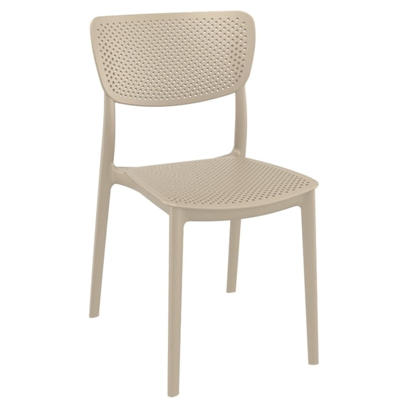 Lucy Outdoor Dining Chair Taupe