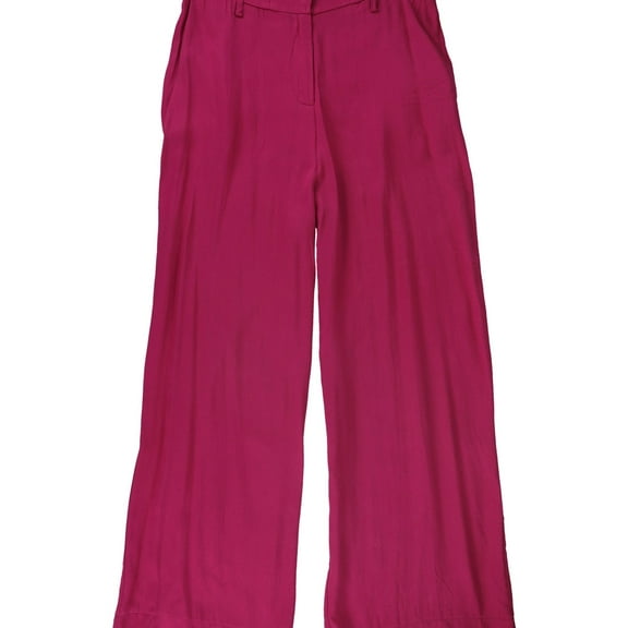 Lucy Paris Womens Grace Paperbag Casual Trouser Pants, Pink, Medium