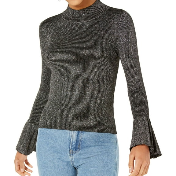 Lucy Paris Womens Mallary Pullover Sweater, Black, Large