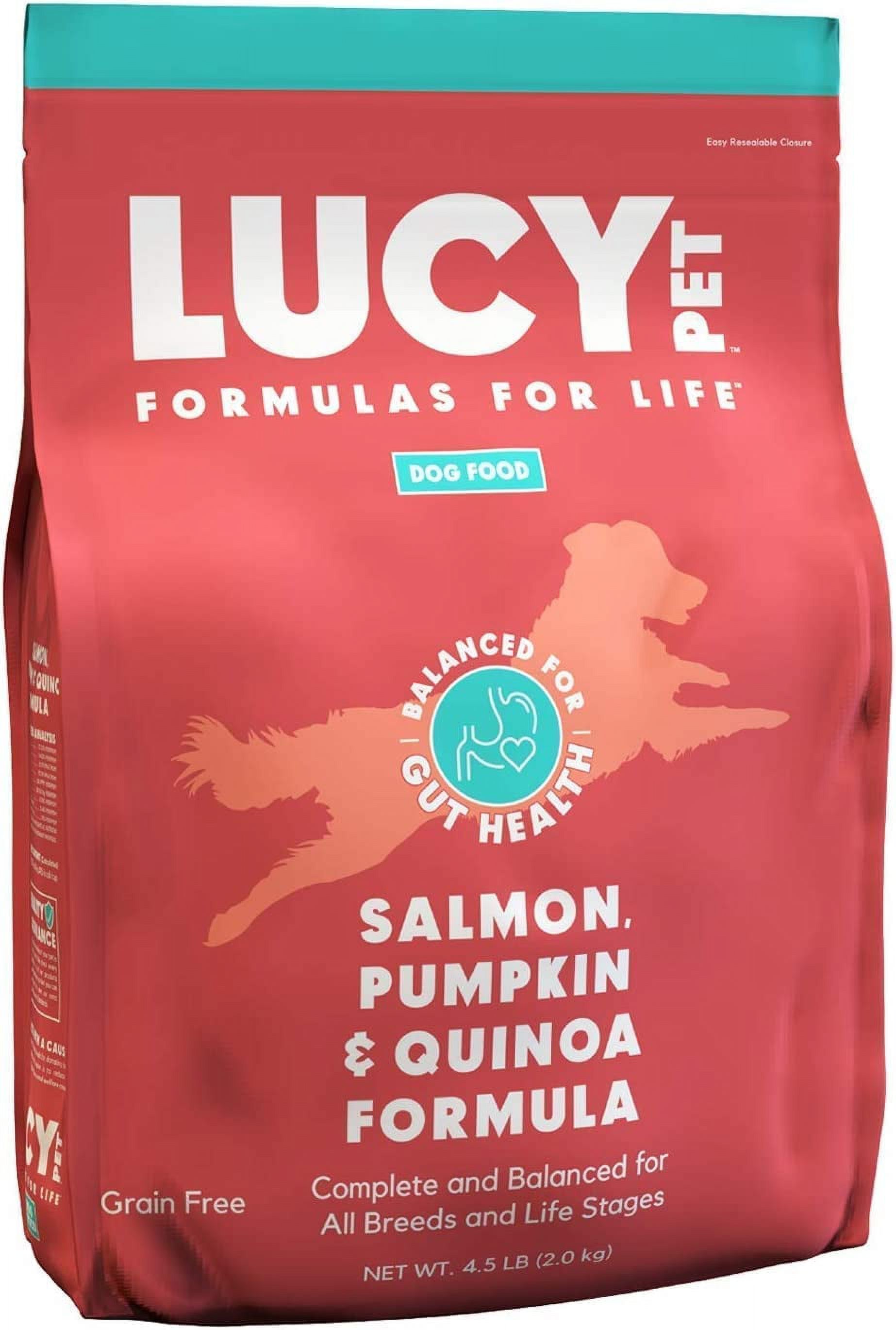 Lucy Pet Formulas for Life Salmon, Pumpkin, & Quinoa Dry Dog Food, All