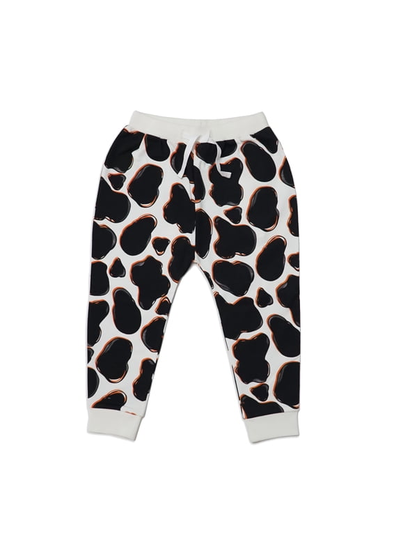 Black Cow Harem Jogger, 1 - Piece, Sizes 6 Months to 6 Years