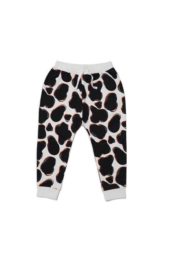 Black Cow Harem Jogger, 1 - Piece, Sizes 6 Months to 6 Years