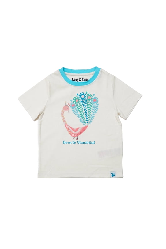 Offwhite Born To Stand Out SS Tee, 1 -Piece, Sizes 6 Months to 6 Years