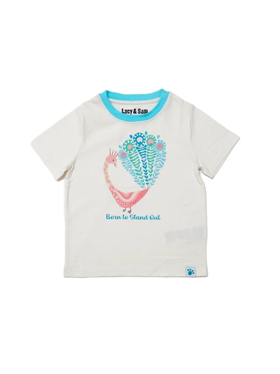 Offwhite Born To Stand Out SS Tee, 1 -Piece, Sizes 6 Months to 6 Years