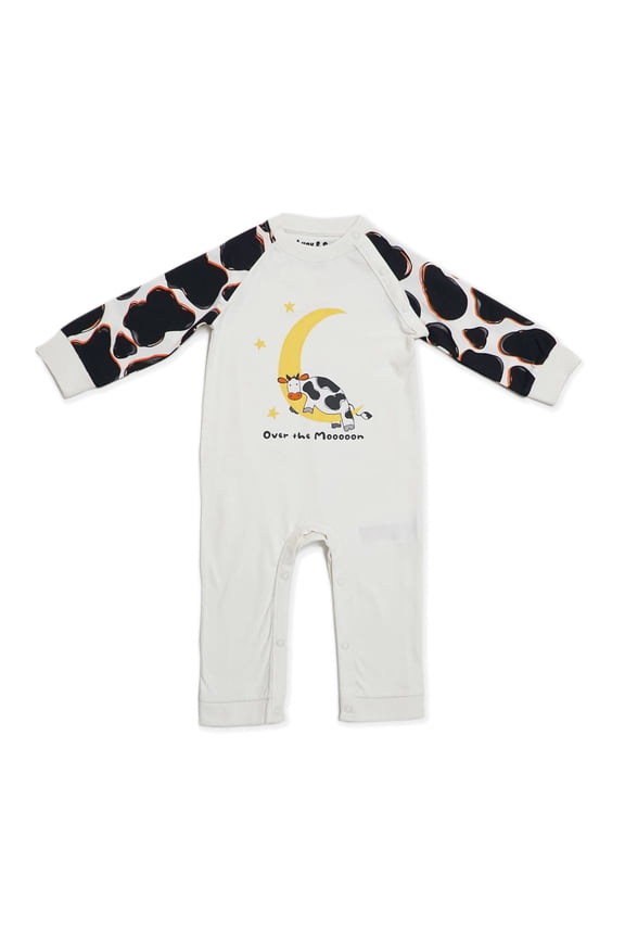 Offwhite Over The Moon Playsuit, 1- Piece, Sizes Newborn to 24 Months