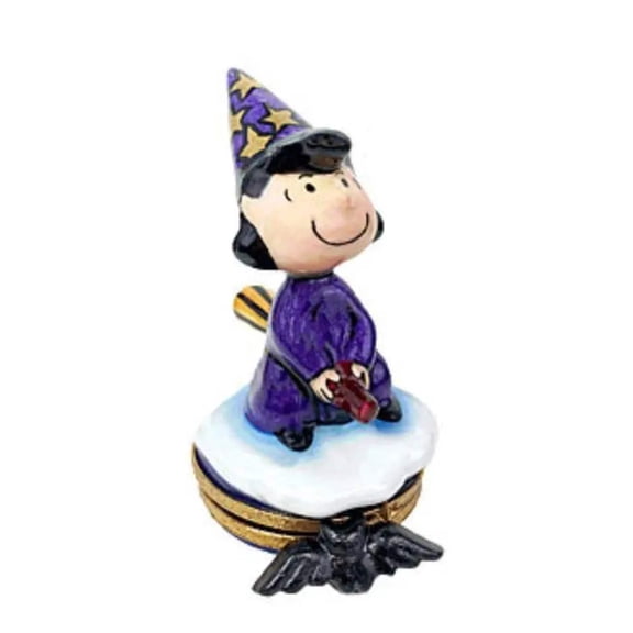 Lucy Witch Limoges Box Figurine Halloween Limoges Box Porcelain Figurine
